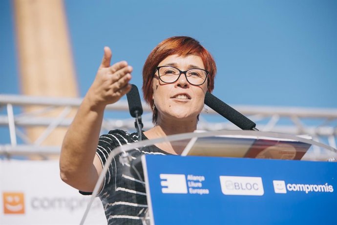 Archivo - La secretaria general de Més, Águeda Micó