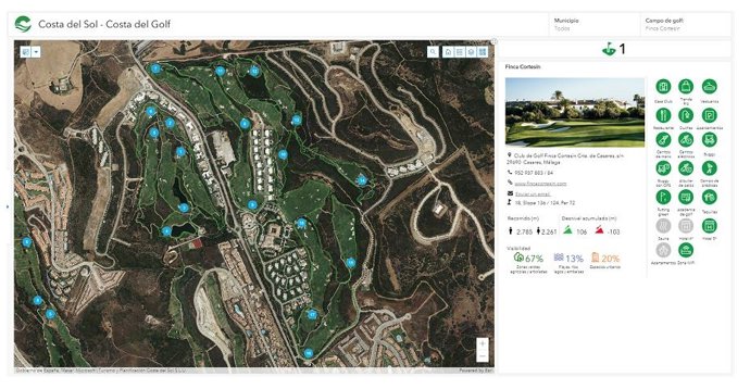 Turismo Costa del Sol trabaja en el diseño de una herramienta de visualización online de todos los campos de la Costa del Golf