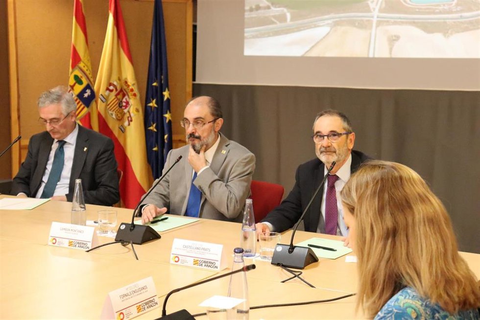 Lambán ha presidido la reunión en el Edificio Pignatelli.