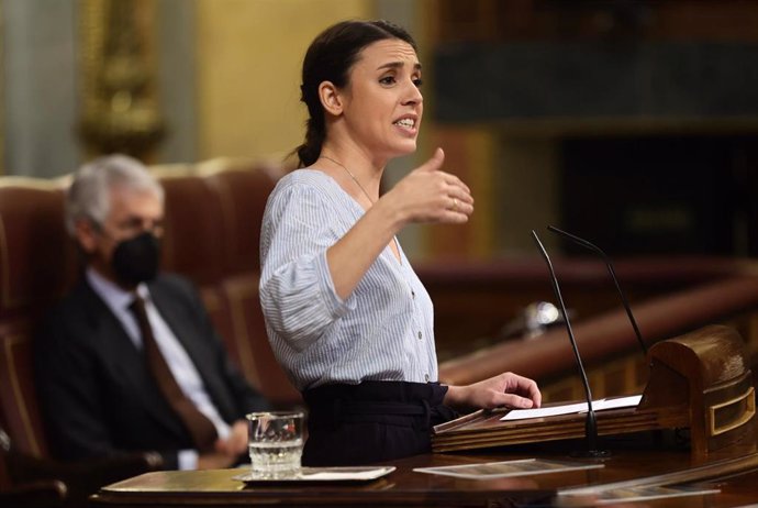 La ministra de Igualdad, Irene Montero