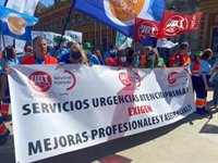 "Amplio respaldo" a la protesta de profesionales de urgencias extrahospitalarias del SAS por "una condiciones justas"