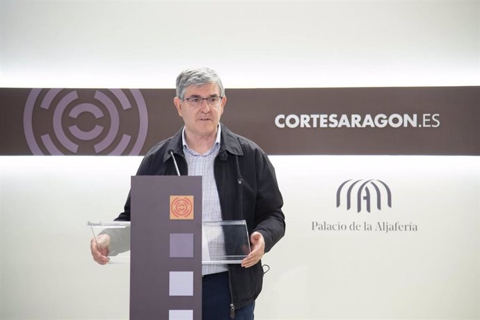 El portavoz del PSOE Aragón, Vicente Guillén.