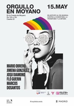 Cartel de la II Edición de 'Orgullo en Moyano'