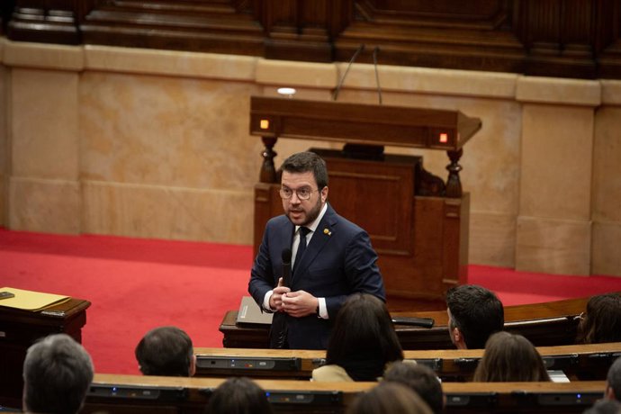 El president de la Generalitat, Pere Aragons