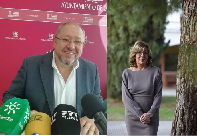 Los candidatos a rector de la UCO, Manuel Torralbo y Julieta Mérida.