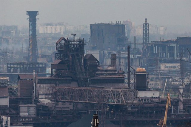 Planta metalúrgica de Azovstal en Mariupol, Ucrania