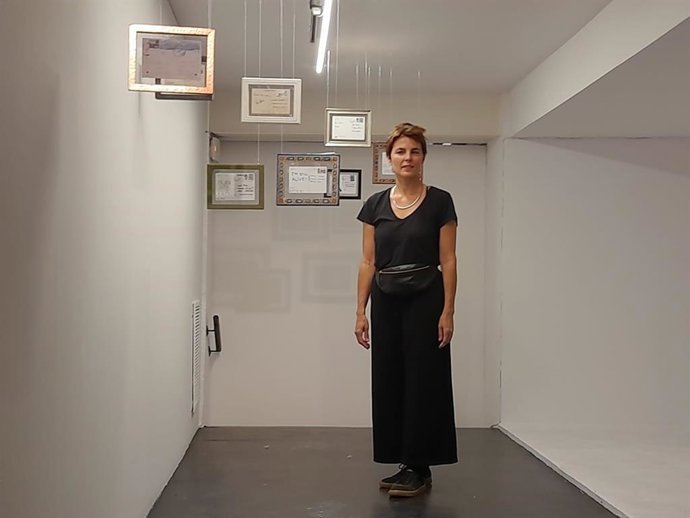 La artista Raquel Friera.