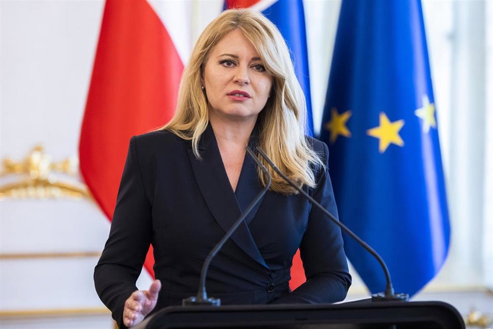 La presidenta eslovaca, Zuzana Caputova.