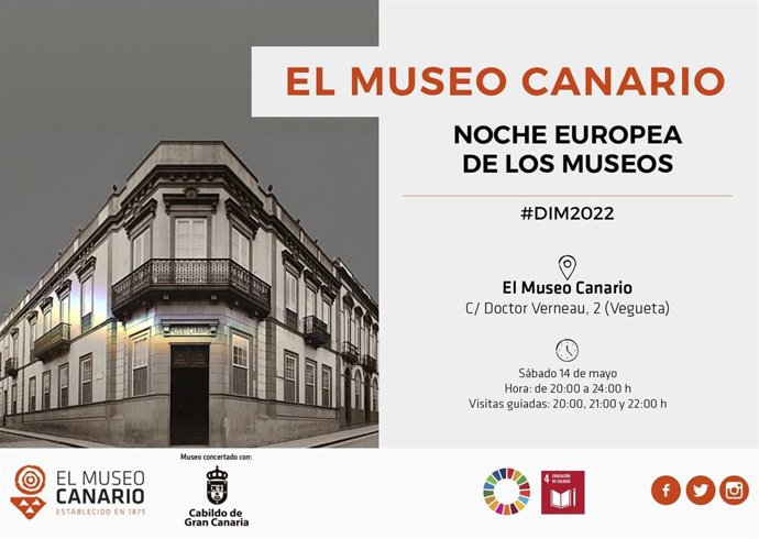 El Museo Canario celebrará este sábado la Noche Europea de los Museos