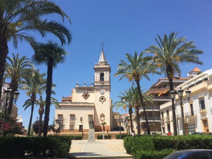 Plaza de San Pedro de Huelva capital.