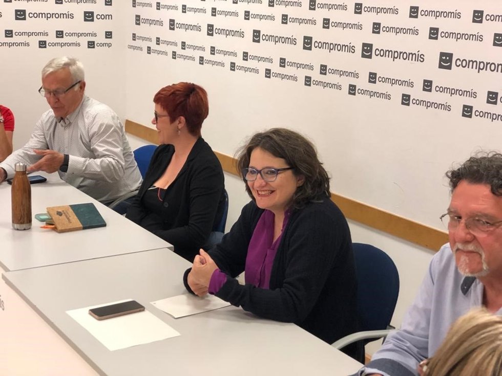 Mónica Oltra en la ejecutiva de Compromís