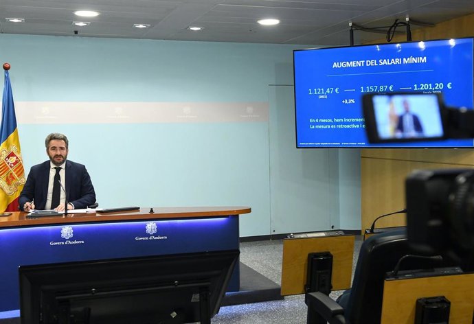 El ministre Portaveu i de Finances, Eric Jover