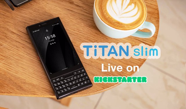 Unihertz Titan Slim, the new sleek and slim QWERTY smartphone, is available on Kickstarter.
