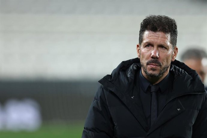Archivo - Diego Pablo Simeone, entrenador del Atlético de Madrid