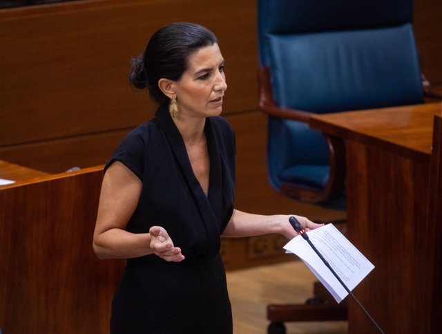 Rocío Monasterio en el Pleno de la Asamblea