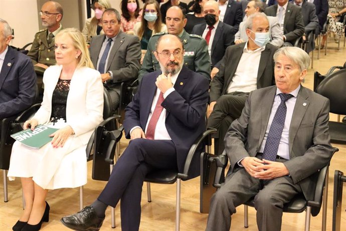 El presidente del Gobierno de Aragón, Javier Lambán, ha realizado las declaraciones en la sede de CEPYME.