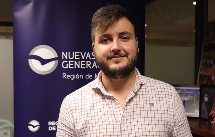 El presidente de Nuevas Generaciones en la Región de Murcia, Antonio Landáburu