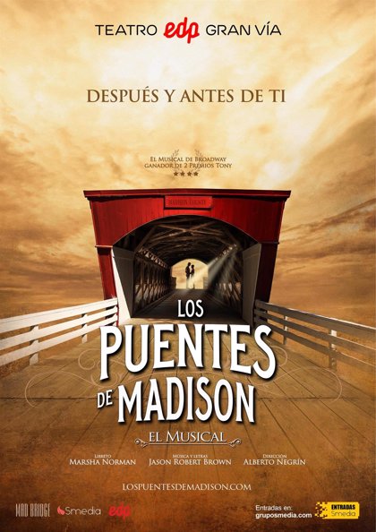 El musical 'Los Puentes de Madison' se estrena el 9 de noviembre en el  teatro EDP Gran Vía de Madrid