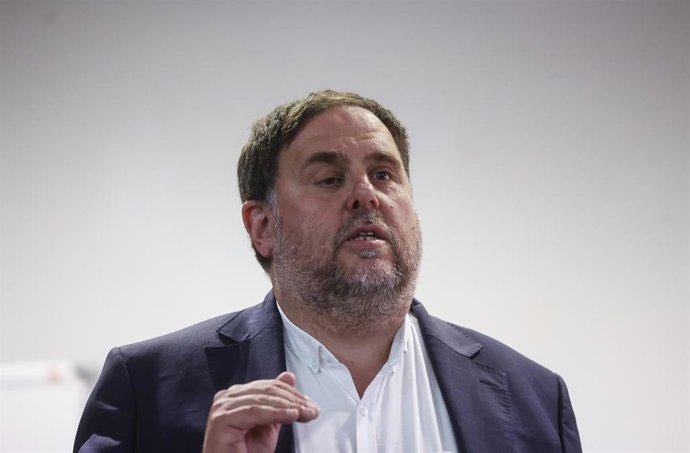 El presidente de Esquerra Republicana, Oriol Junqueras