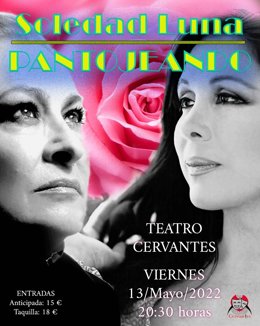 La zamorana Soledad Luna en 'Pantojeando' en el Teatro Cervantes de Valladolid.