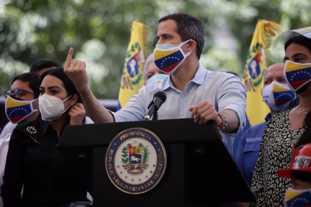 Archivo - Juan Guaidó, dirigente opositor venezolano