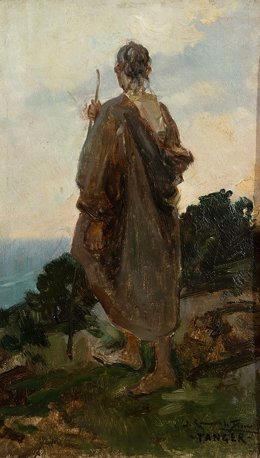 Archivo - La obra 'Tipo árabe' de Julio Romero de Torres.