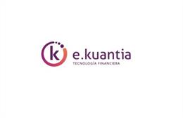 Logo de la entidad de dinero electrónico e.Kuantia.