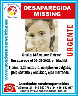 Un padre denuncia la posible sustracción parental de su hija en Madrid