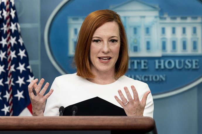 Archivo - La portavoz de la Casa Blanca, Jen Psaki