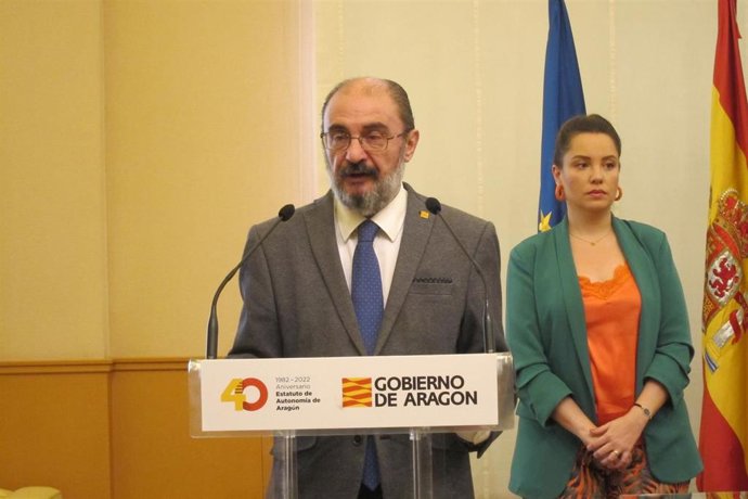 El presidente de Aragón, Javier Lambán.