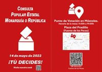 IU llama a sus bases a participar en la votación de la consulta no oficial sobre monarquía o república