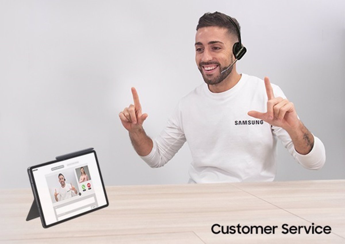 Samsung provides deaf persons with sign language support at its repair centers