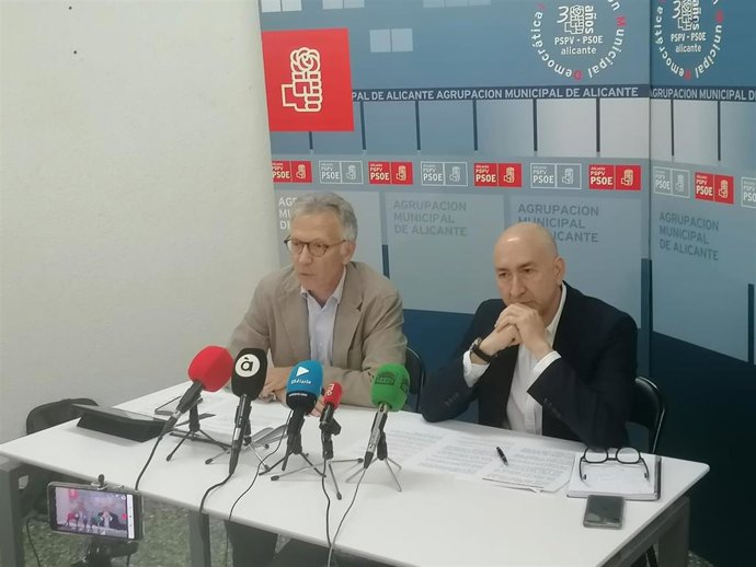 Llanes y Soler en Alicante, rueda de prensa en defensa del trasvase Tajo-Segura