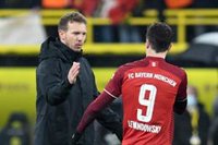 Nagelsmann: "Lewandowski entra en mis planes con toda normalidad"