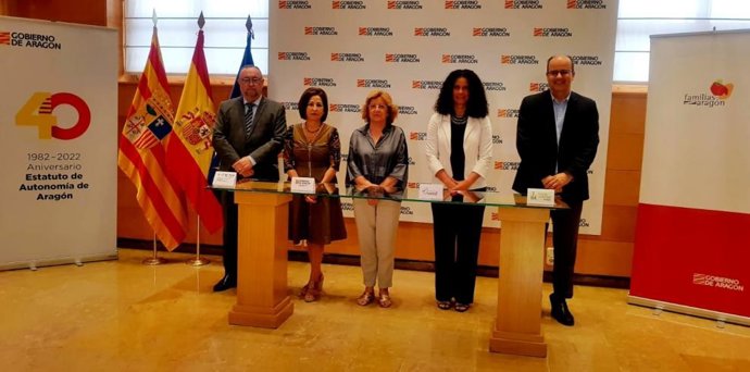 Aragón firma sendos convenios de colaboración con Amasol, Cermi y 3ymas, por un monto total de 250.000 euros.