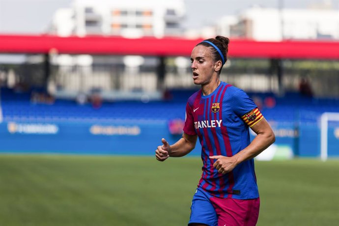 Archivo - Melanie Serrano of FC Barcelona Femeni in action during the Liga Iberdrola match between FC Barcelona Femeni and Deportivo Alaves Femenino at Johan Cruyff Stadium on October 02, 2021 in Sant Joan Despi, Barcelona, Spain.