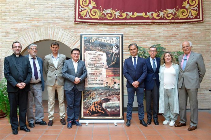 Presentación del cartel taurino de las fiestas del Corpus Christi de Toledo