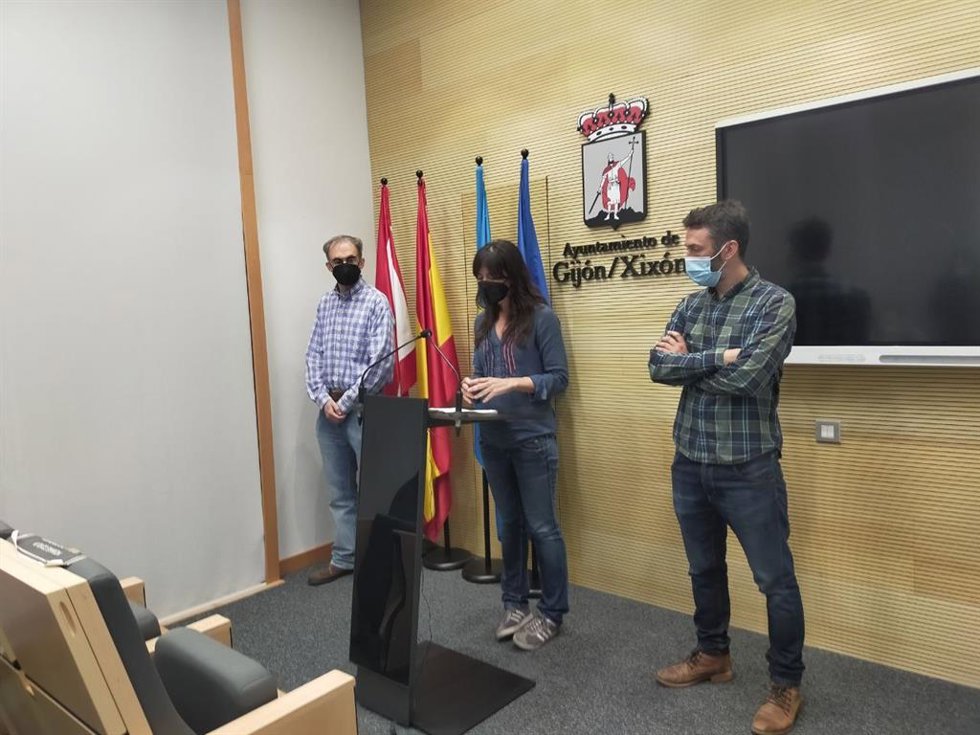 Archivo - Grupo Municipal de Podemos-Equo Xixón en el Ayuntamiento de Gijón