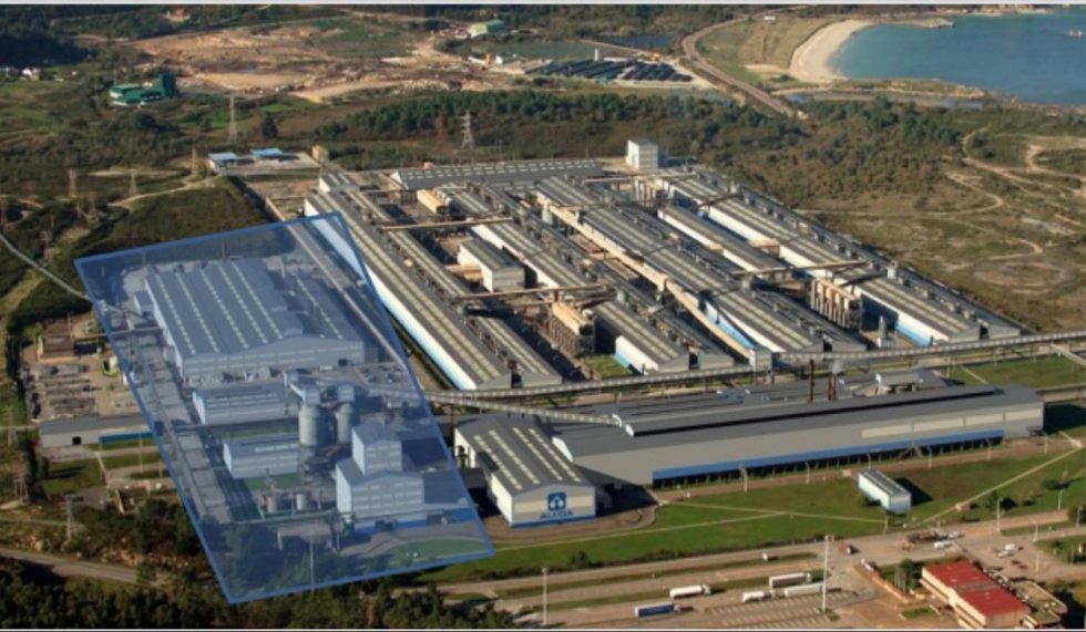 La Xunta concede una ayuda de casi un millón a Alcoa para sustituir el fuel por gas natural en San Cibrao