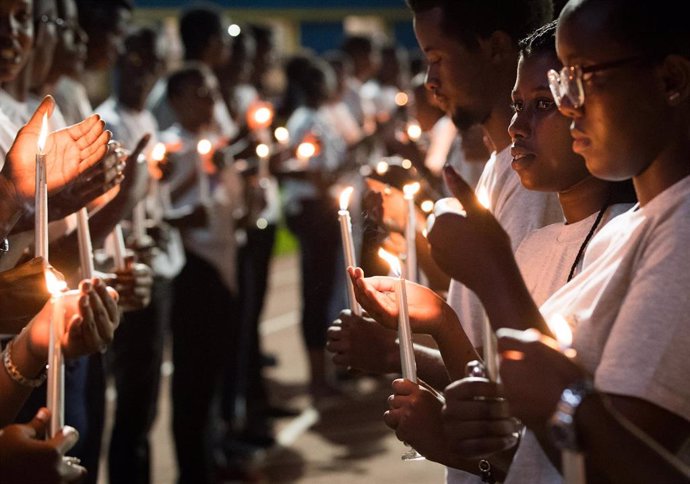 Archivo - Conmemoración del genocidio de Ruanda en Kigali 