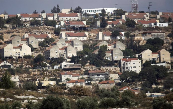 Archivo - Imagen de archivo de un asentamiento judío en Cisjordania.