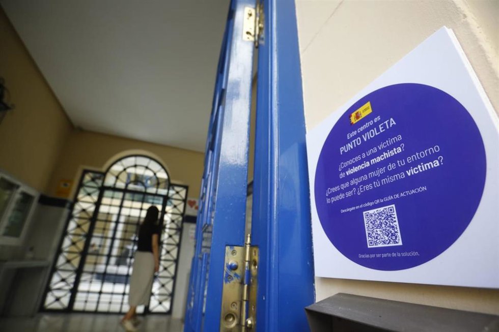 Punto Violeta contra la violencia de género en el Colegio de Abogados de Córdoba.