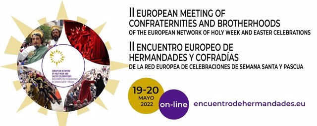 Cartel del II Encuentro Europeo de Hermandades y Cofradías.