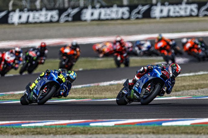 Archivo - Álex Rins y Joan Mir