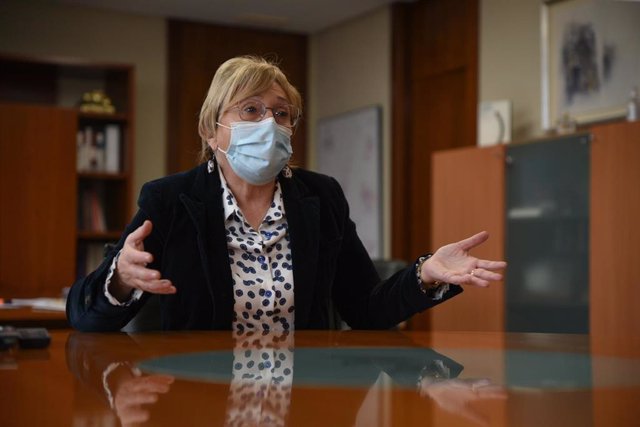 Archivo - La consellera de Sanidad, Ana Barceló, en una imagen de archivo durante una entrevista para Europa Press