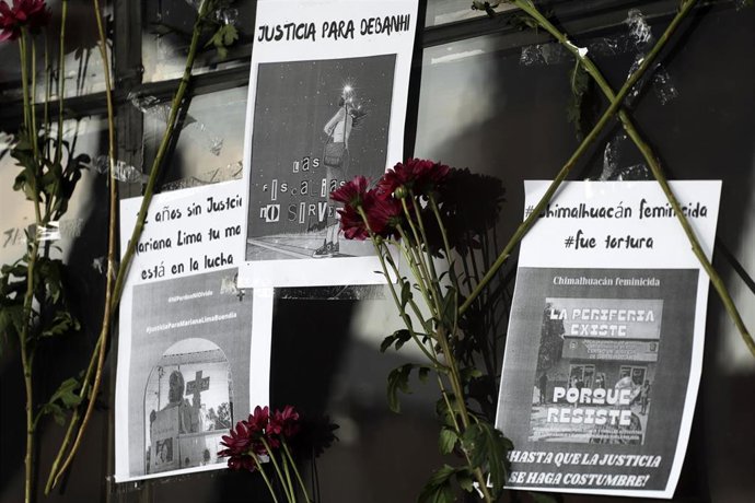Manifestación feminista en México