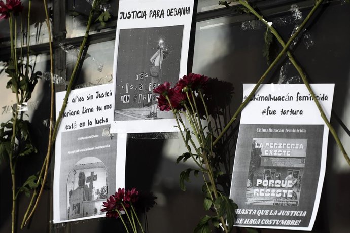 Manifestación feminista en México