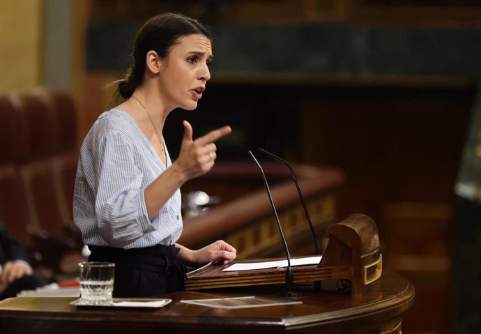 La ministra de Igualdad, Irene Montero