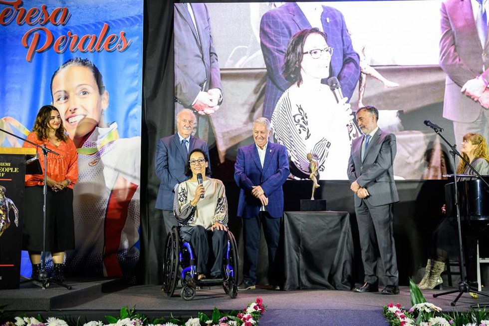 Teresa Perales, premiada en la II Gala de los Good People COTIF