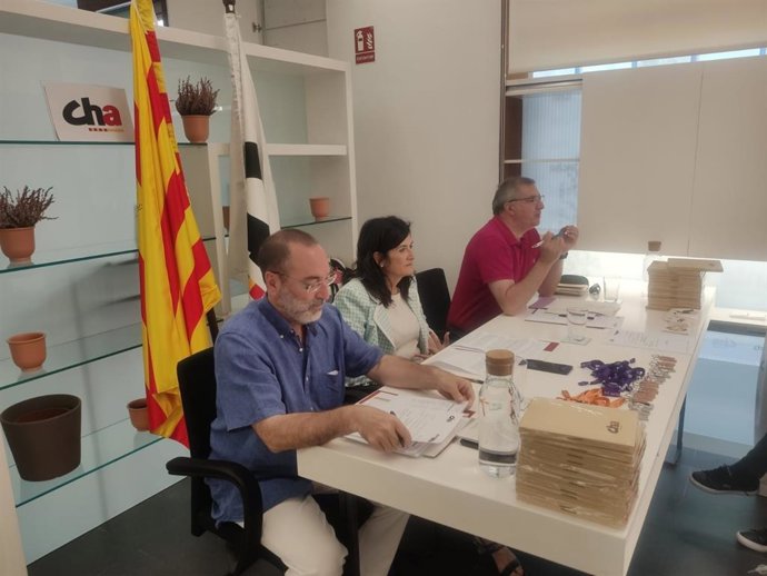 Comisión de Coordinación de CHA en las comarcas de Zaragoza.